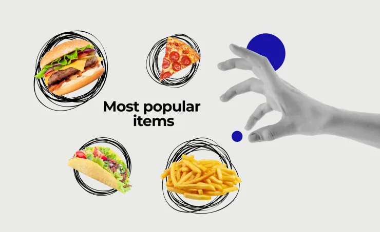 Image Module Infographic 7 Popular Food Orders