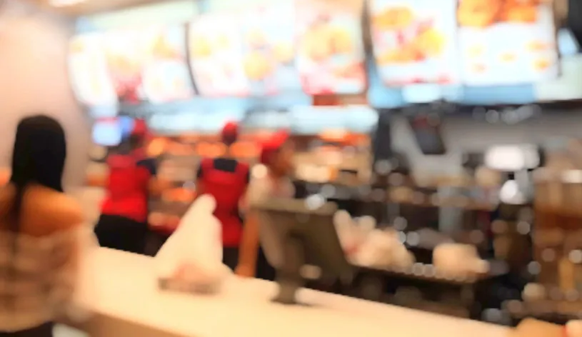Fast food pos counter
