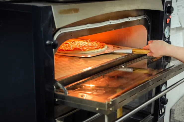 Commercial pizza oven electric
