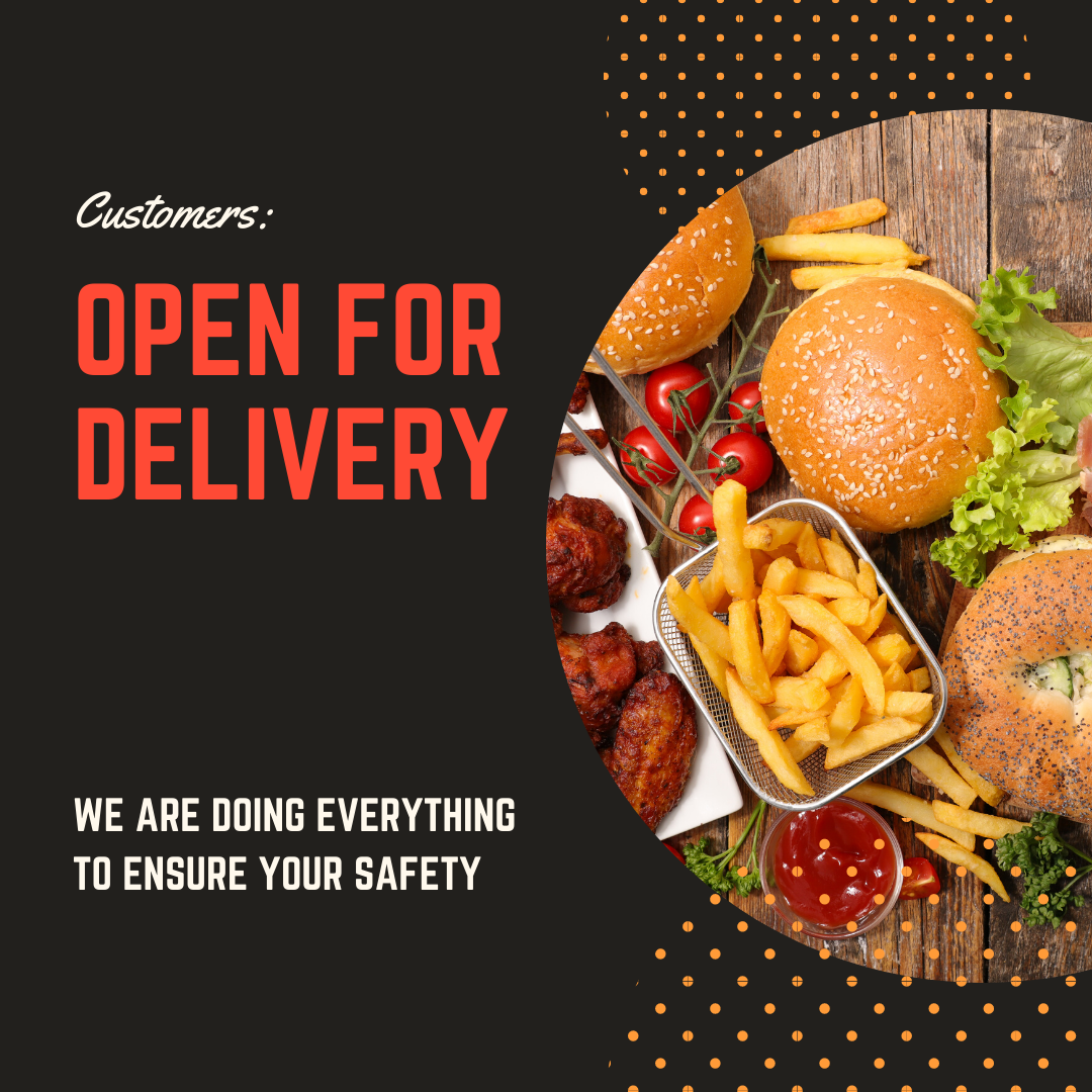 Takeaway and food delivery essential service in Ireland, can stay open