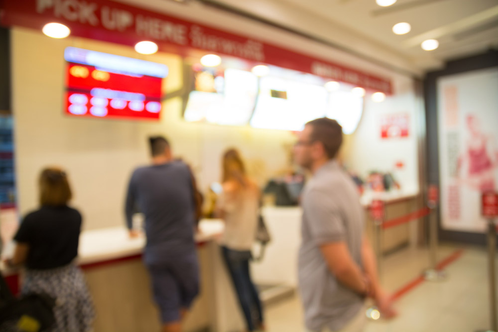 Fast food customer display system