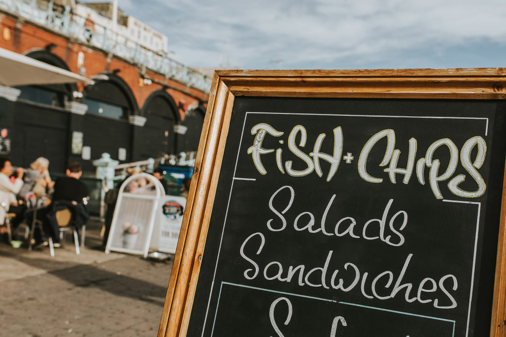Fresh fish and chip shop menu ideas