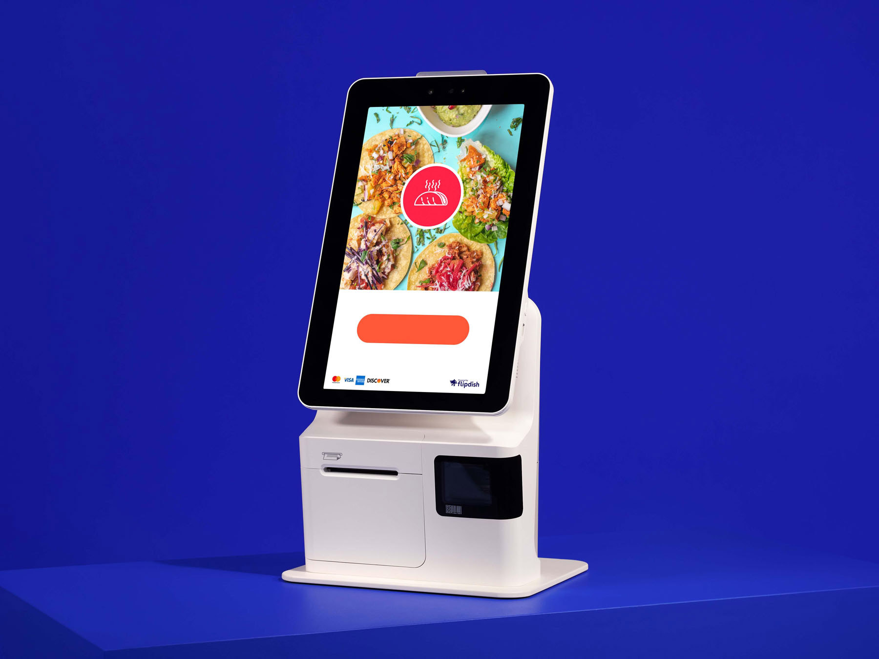 Our US virtual restaurant customers use Flipdish kiosks to capture on-premise revenue