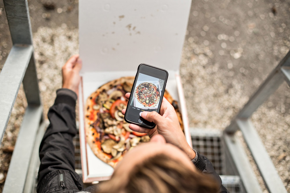 Pizza social media photo