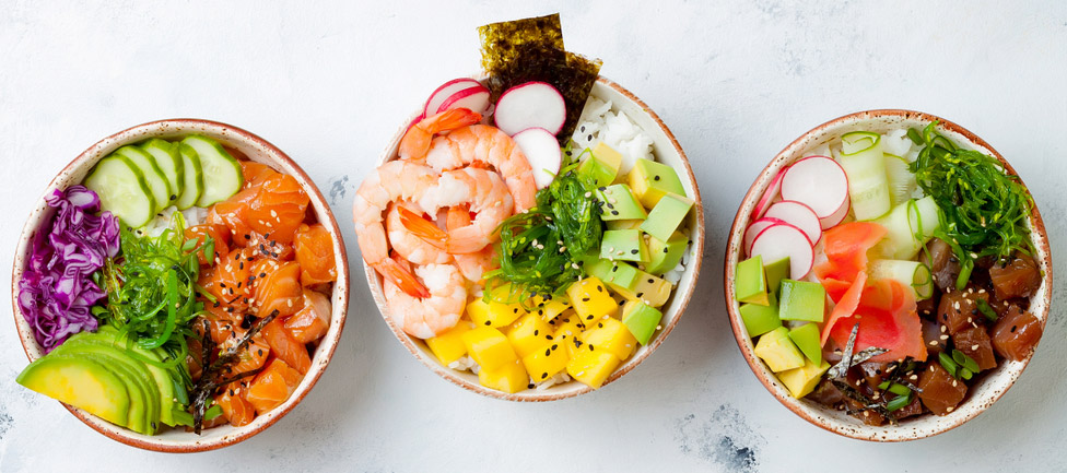 Poke bowls europe