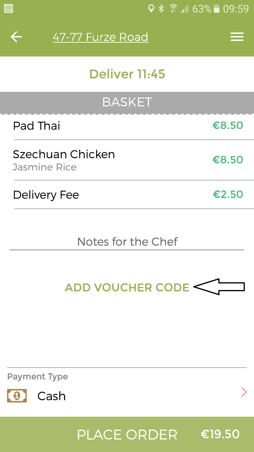 Voucher code | Flipdish