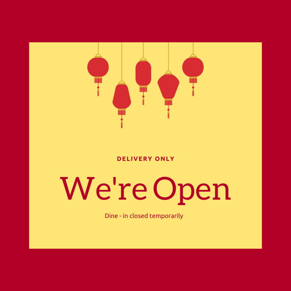 Takeaway food open for delivery Covid19