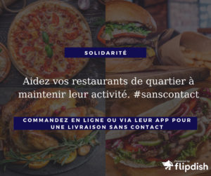 La commande en ligne et la livraison sans contact pour aider les restaurants du quartier 