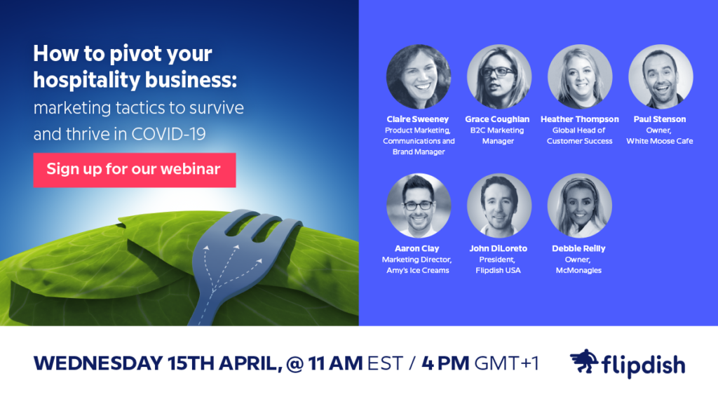 Webinar: How to pivot your hospitality business