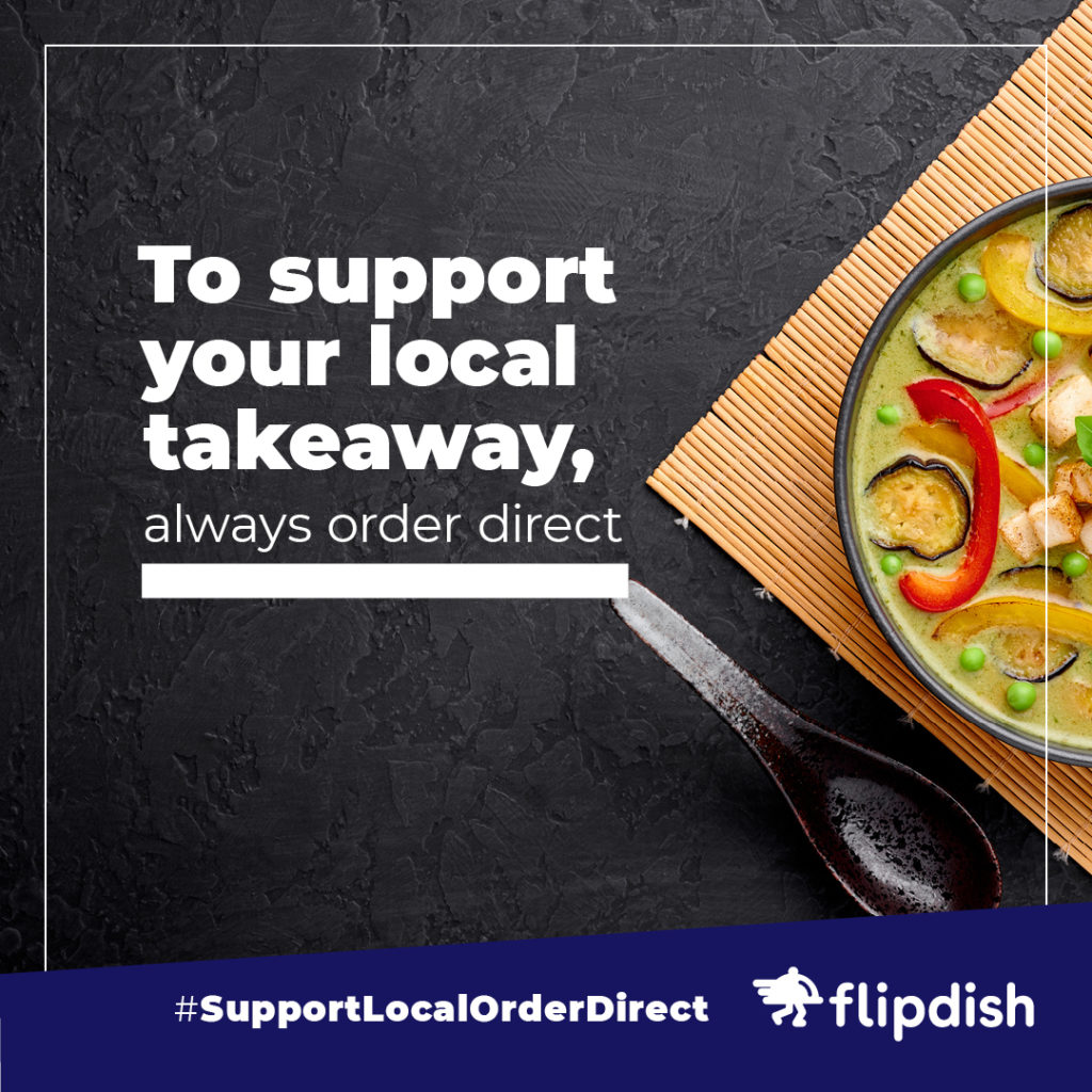 Support Local, Order Direct: Helping restaurants and takeaways in tough times instagram example